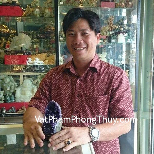 Anh Mỹ - Khách mua Bông thạch anh tím H089