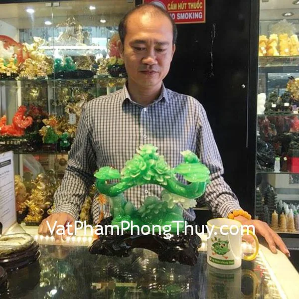 Anh Kỳ- Khách hàng mua Gậy như ý hoa mẫu đơn G117A