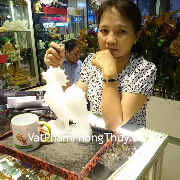 Cô Lệ - Khách hàng mua Gà bạch ngọc lớn GM109