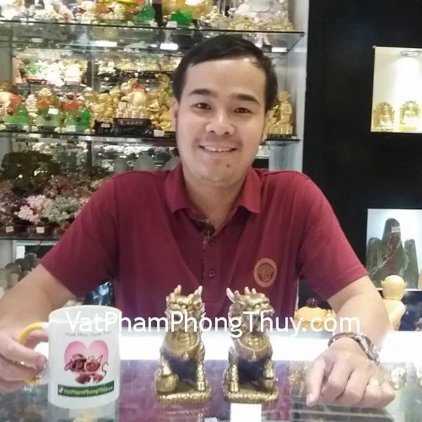Anh Thành- khách hàng mua kỳ lân đồng D220, mặt tam hợp tỵ- dậu- sửu hắc ngà S2024