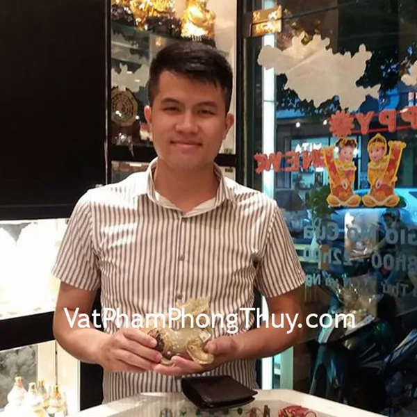 Anh Châu - khách hàng mua tỳ hưu bắc kinh xanh BKX-M