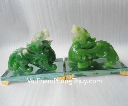 Tỳ hưu ngọc Phỉ Thúy xanh đậm vân mây A+++++ (GCN:619 - 31.53gr) FS6897-F2-7977