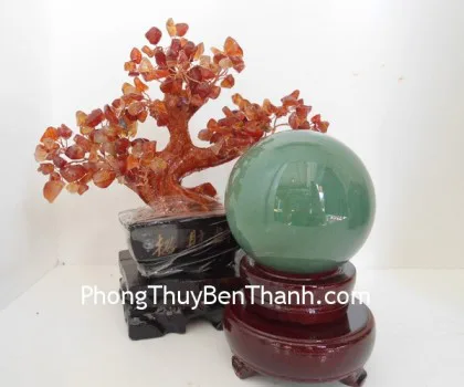 Qủa cầu thạch anh vàng non M191-S2-882