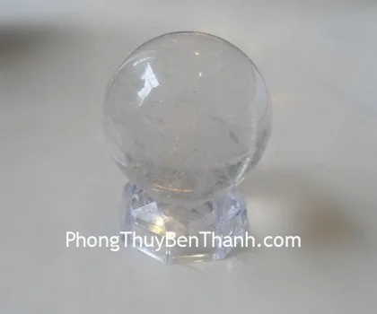 Quả cầu đá thạch anh vàng non M191-S3-2500