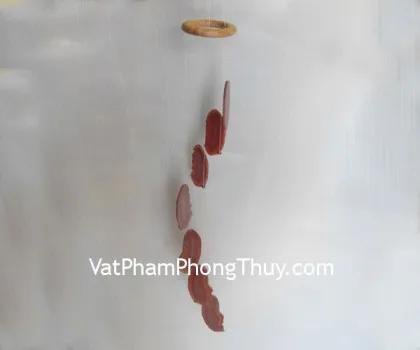 Chuông gió đá mã não đỏ FH087