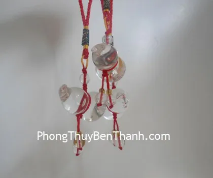 Hồ lô treo trơn pha lê FS552