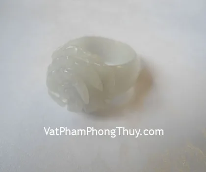 Nhẫn mã não tím nhỏ S6707