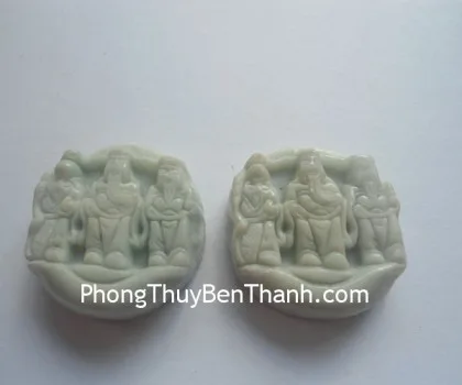 Thiềm thừ liên niên chiêu tài vàng trong, sen xanh đậm Y057