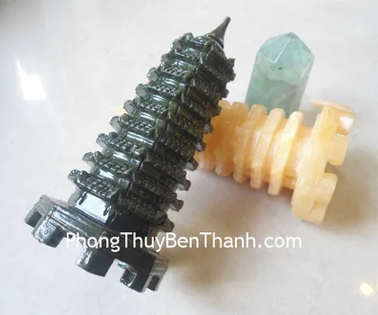 Tháp văn xương lam ngọc 9 tầng lớn FGM054