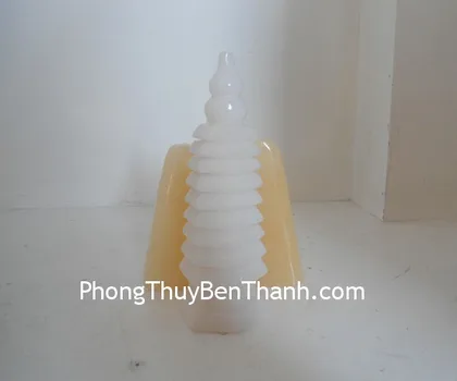Tháp văn xương đá ngọc trắng 7 tầng FM143