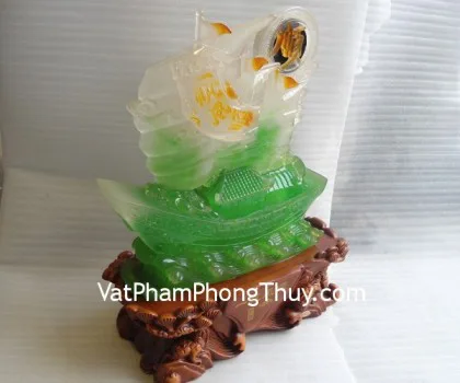 Thuyền xanh, đế gỗ-  Nhất phàm phong thuận E208