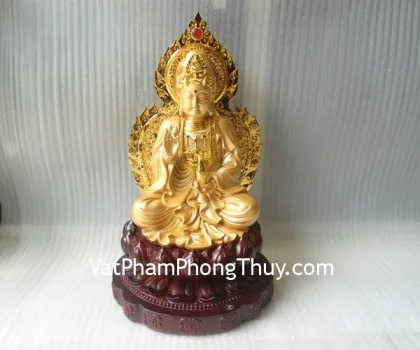 Phật quan âm vàng trung H257G