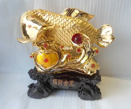 Cá kim long vàng tụ bảo như ý lớn - chiêu tài kim long FH288G