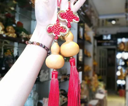 Ngọc bội hồ lô kết đồng tâm CC2026