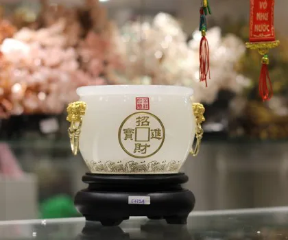 Chậu bạch ngọc hoàng gia - Chiêu tài tấn bảo C175A