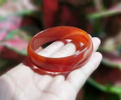 Vòng bản mã não đỏ S6711