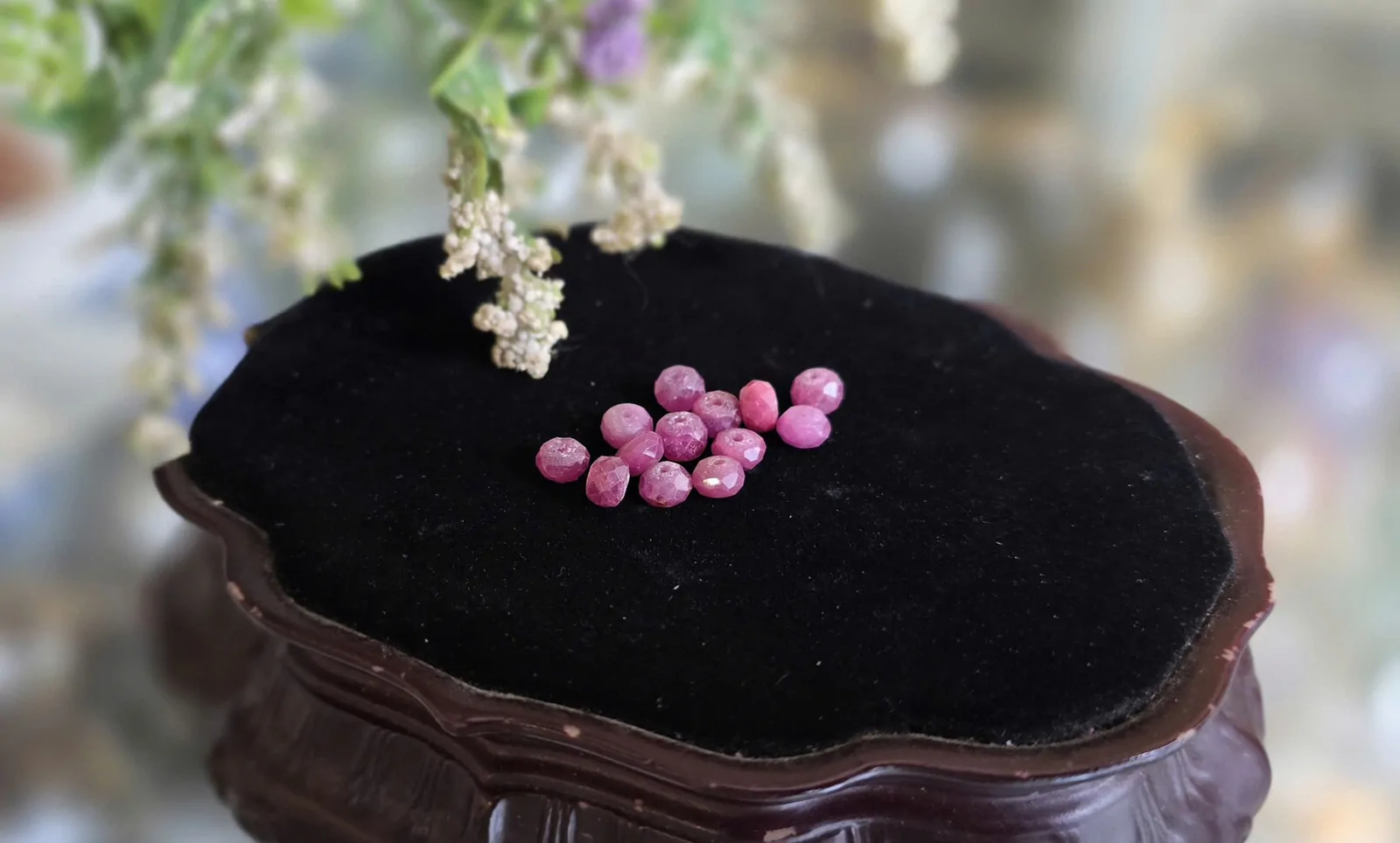 Hạt Ruby (hồng bảo hạt mài vát) S879-S3-308