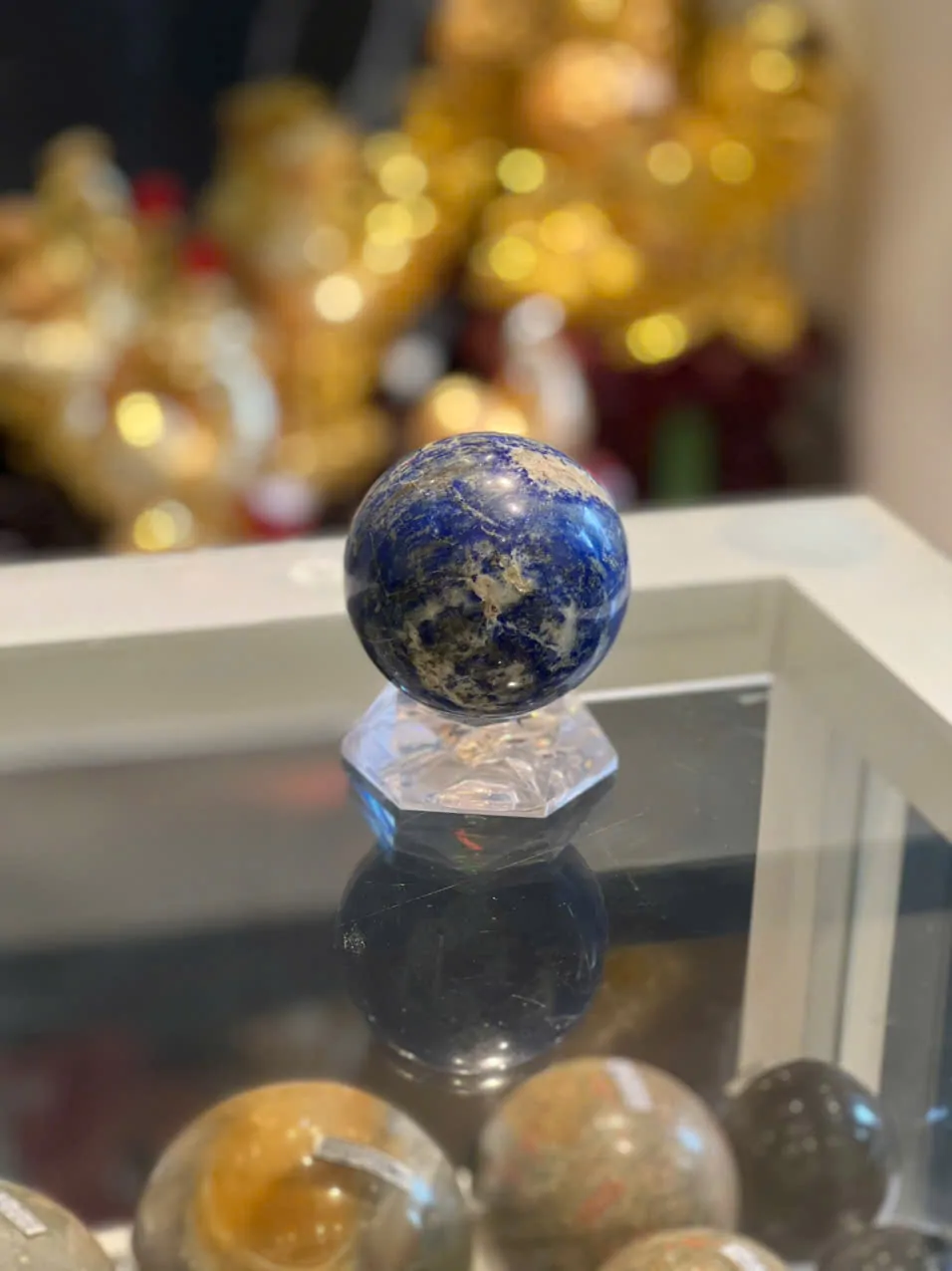 Qủa cầu đá thanh kim(xanh thẩm) DT188-S4-4961
