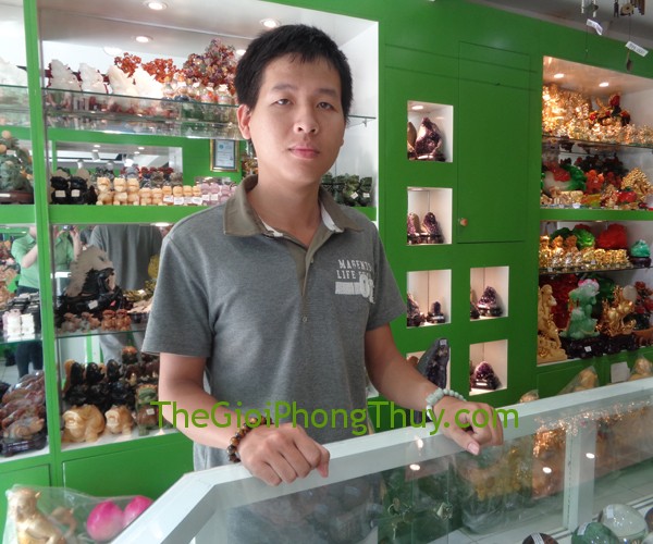 Anh Tân - khách hàng mua chuỗi Tỳ Hưu đá mắt mèo FS026 và chuỗi Tỳ Hưu Phỉ Thúy FS6148