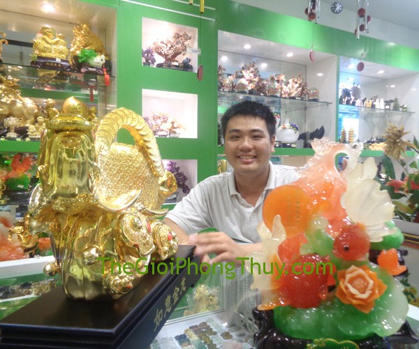CHỊ Mỹ Dung - Khách hàng mua Cá Kim Long Như Ý Lớn FH285G,Cá Chép Hai Con Cam Vầng Trăng FH303G