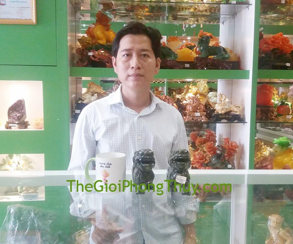 Anh Tuấn Anh- Khách hàng mua Tỳ hưu lam ngọc có bờm trung FGM015