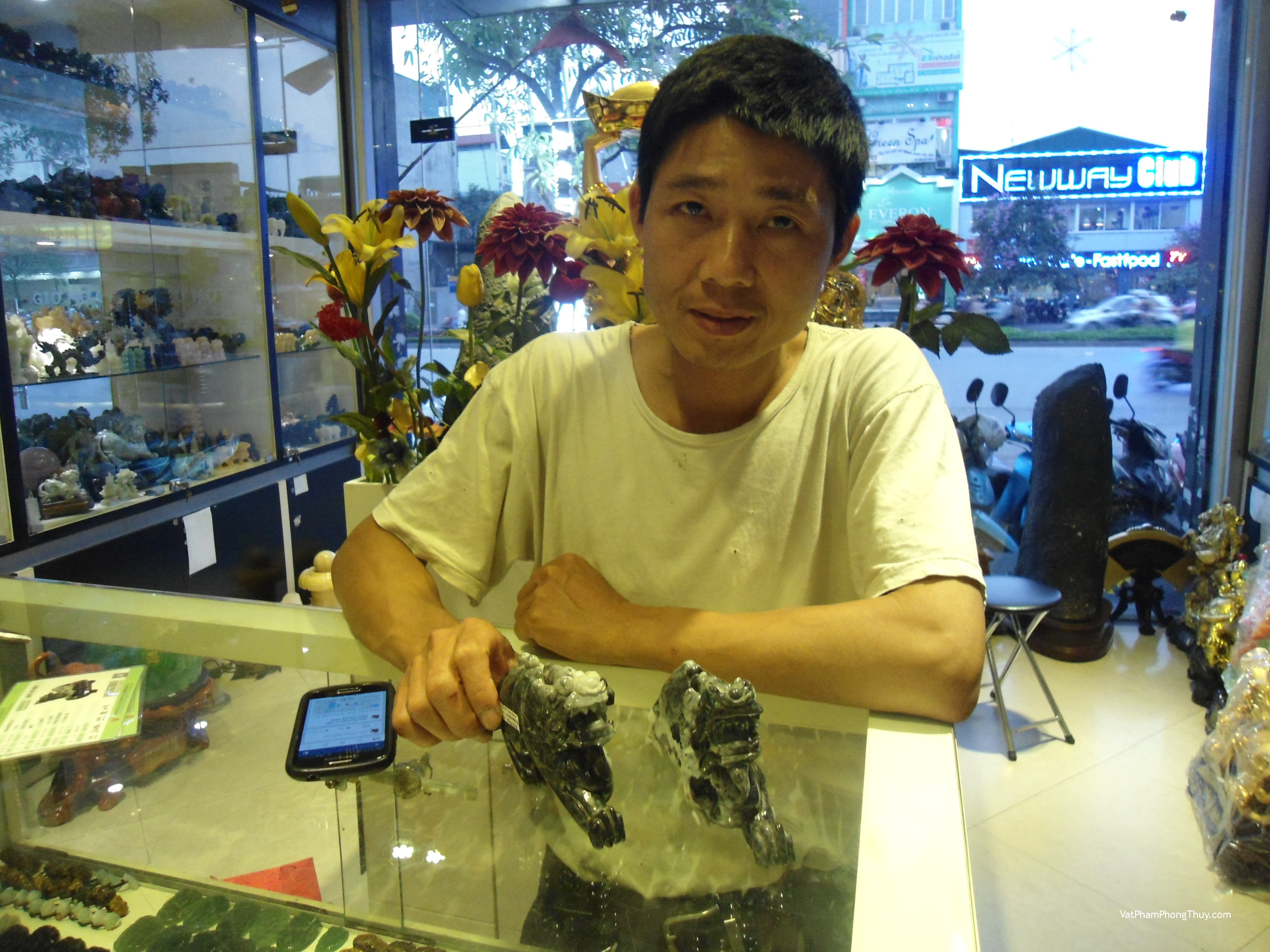 Anh Tiến - khách hàng mua tỳ hưu ngọc Phỉ thúy THT37
