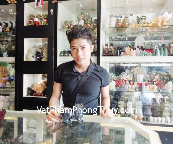 Anh Thắng - khách hàng mua Tỳ hưu Bắc Kinh đen trung BKD-M