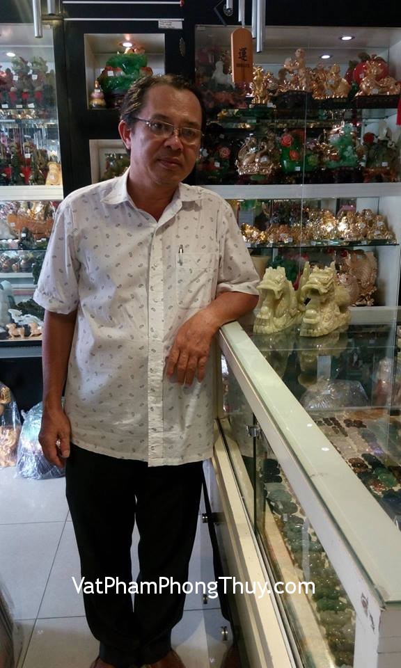 Anh Trường - khách hàng mua tượng rồng đá cẩm thạch N076