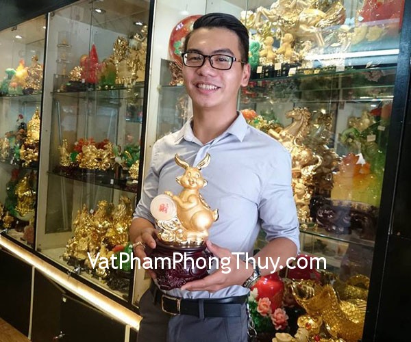 Anh Sơn - Khách hàng mua tượng Mèo vàng H426G