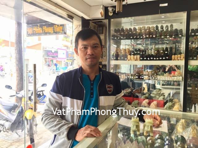 Chị Thoa - khách hàng mua tỳ hưu bắc kinh xanh BKX-S