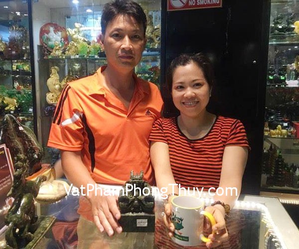 Anh Long - Khách hàng mua Ấn rồng lam ngọc H037
