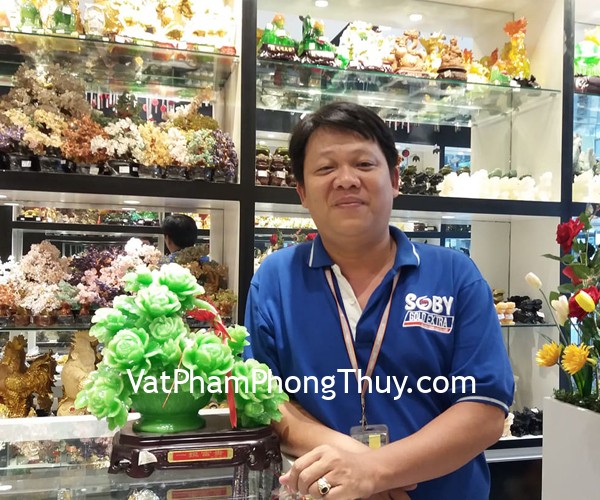 Anh Trung - khách hàng mua tượng giỏ mẫu đơn xanh phú quý H226G