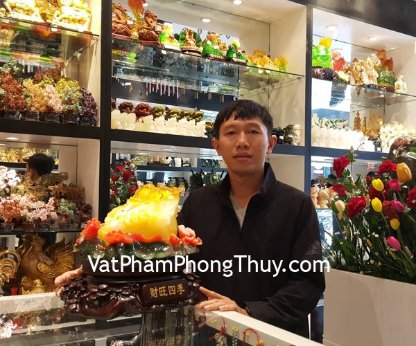Anh Nghĩa - khách hàng mua tượng cóc lưu ly đảo mẫu đơn C055A