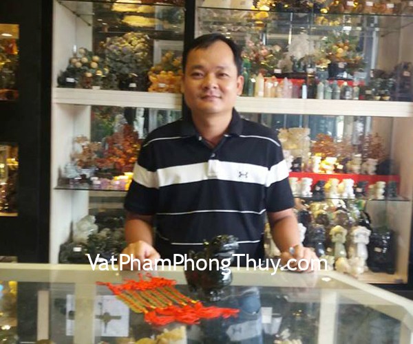 Anh Toàn - khách hàng mua Tỳ hưu Lam ngọc M007, Xâu tiền 8 xu CC1134